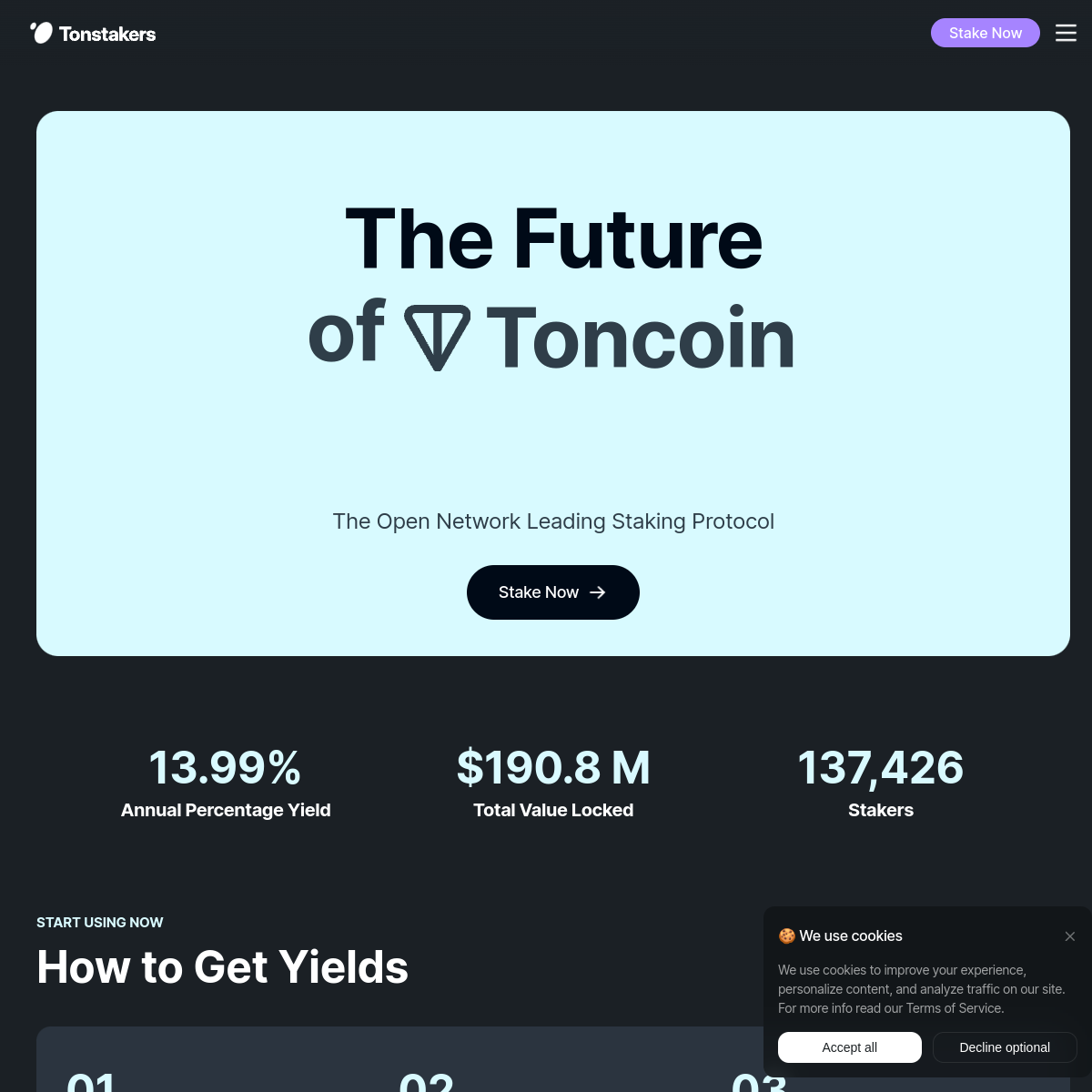 Editorial placeholder visual for a TON staking protocol comparison page