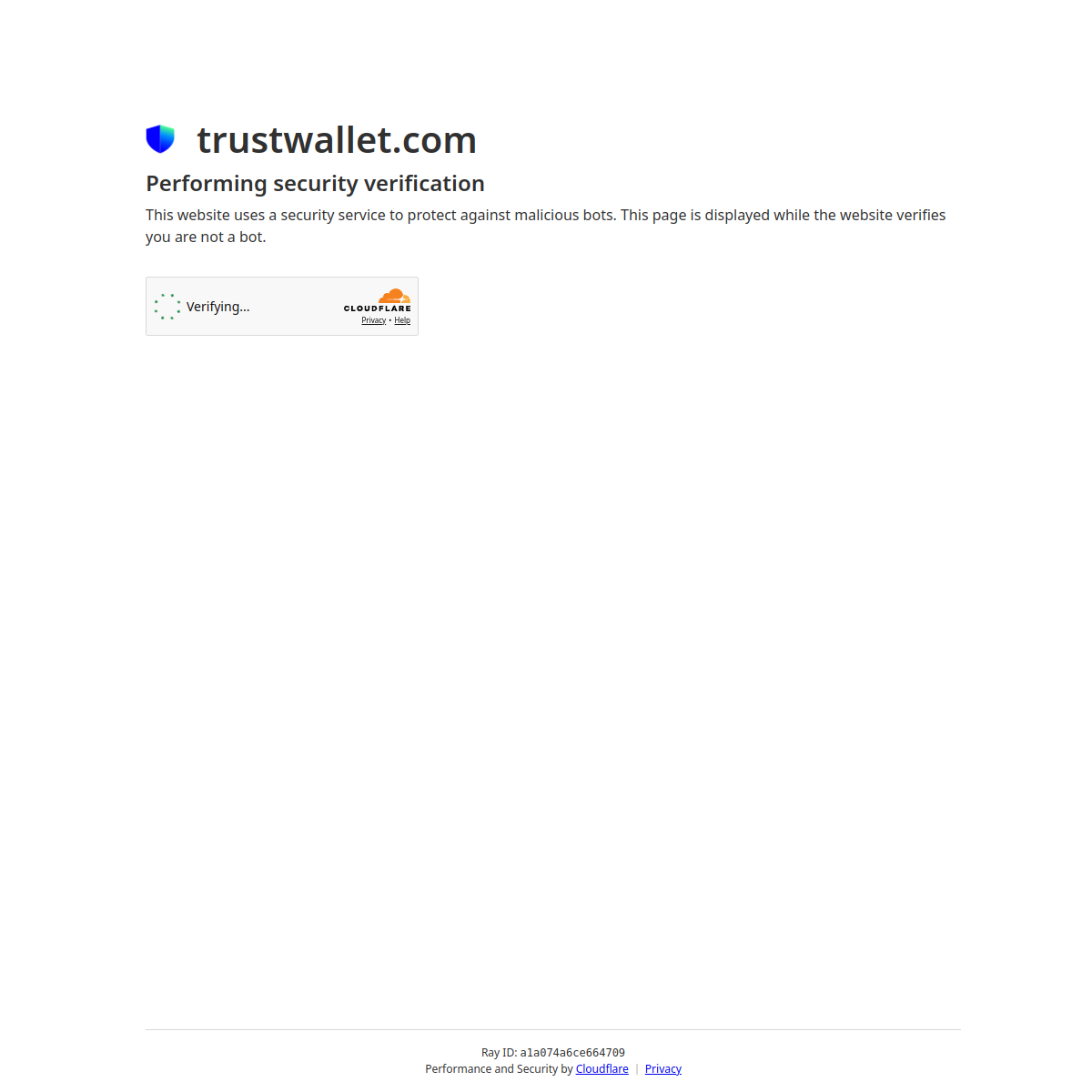 Editorial placeholder for a Trust Wallet safety review page