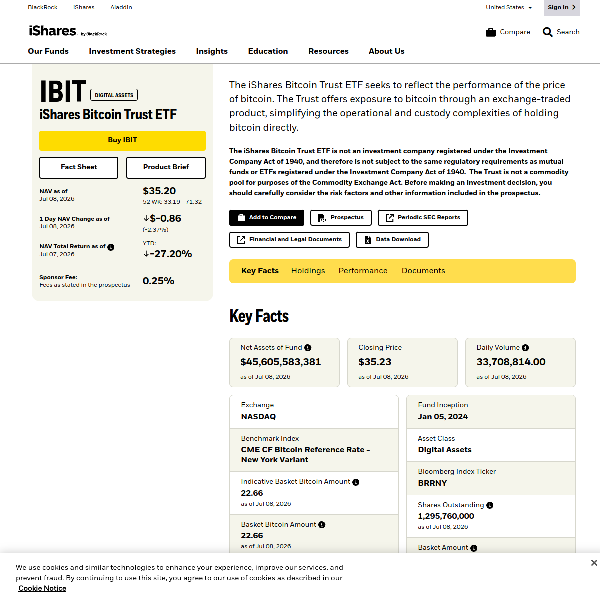 Editorial placeholder for a spot Ethereum ETF versus spot Bitcoin ETF comparison page