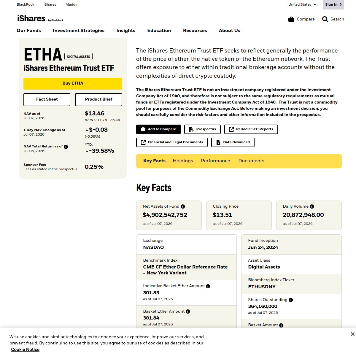 Editorial placeholder visual for a spot Ethereum ETF versus futures ETF comparison page