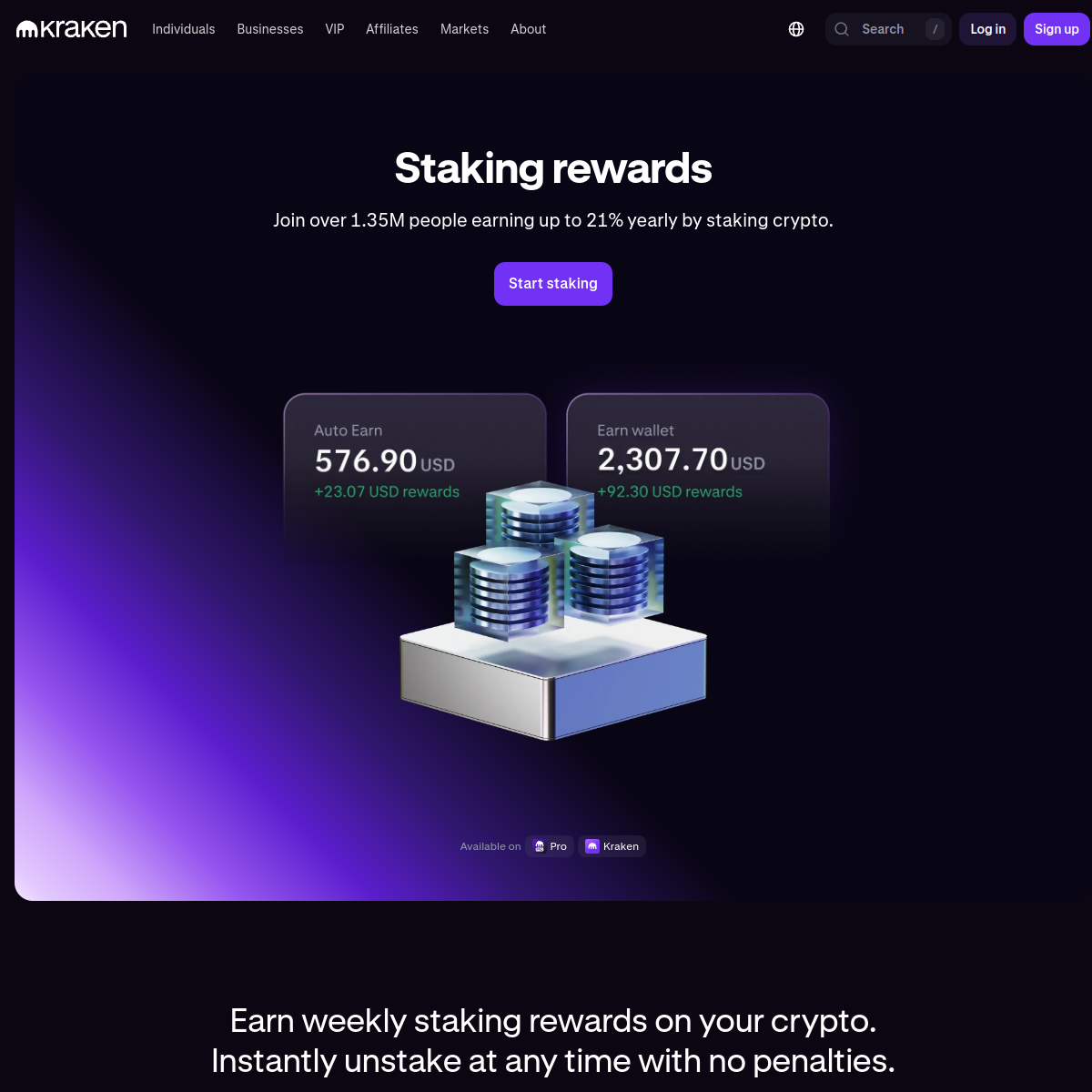 Editorial placeholder visual for a crypto staking exchange comparison page
