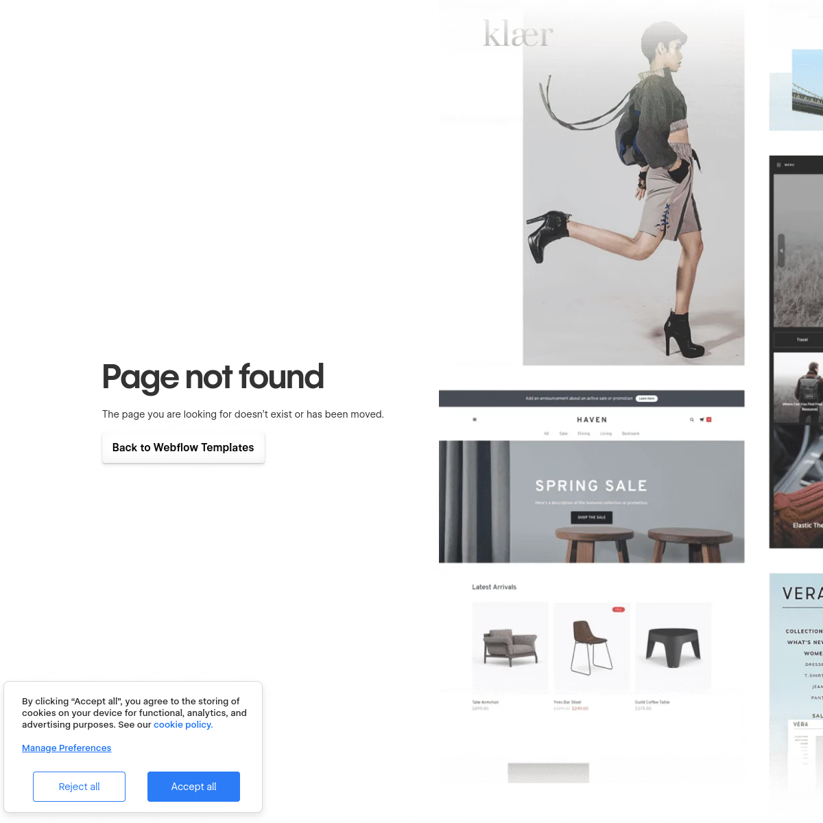 real website template gallery screenshot