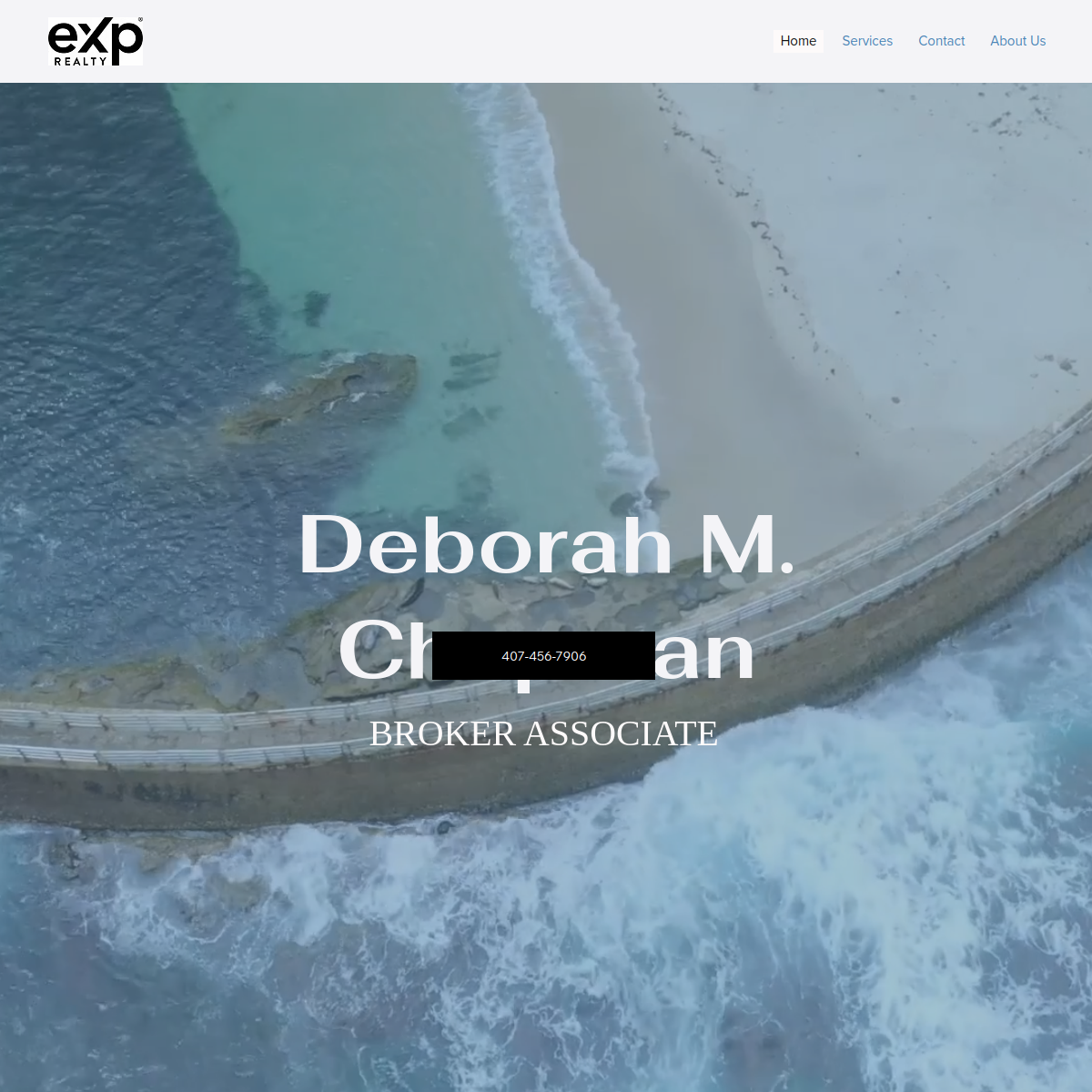 Screenshot of the Deborah Marie Chapman Realtor website