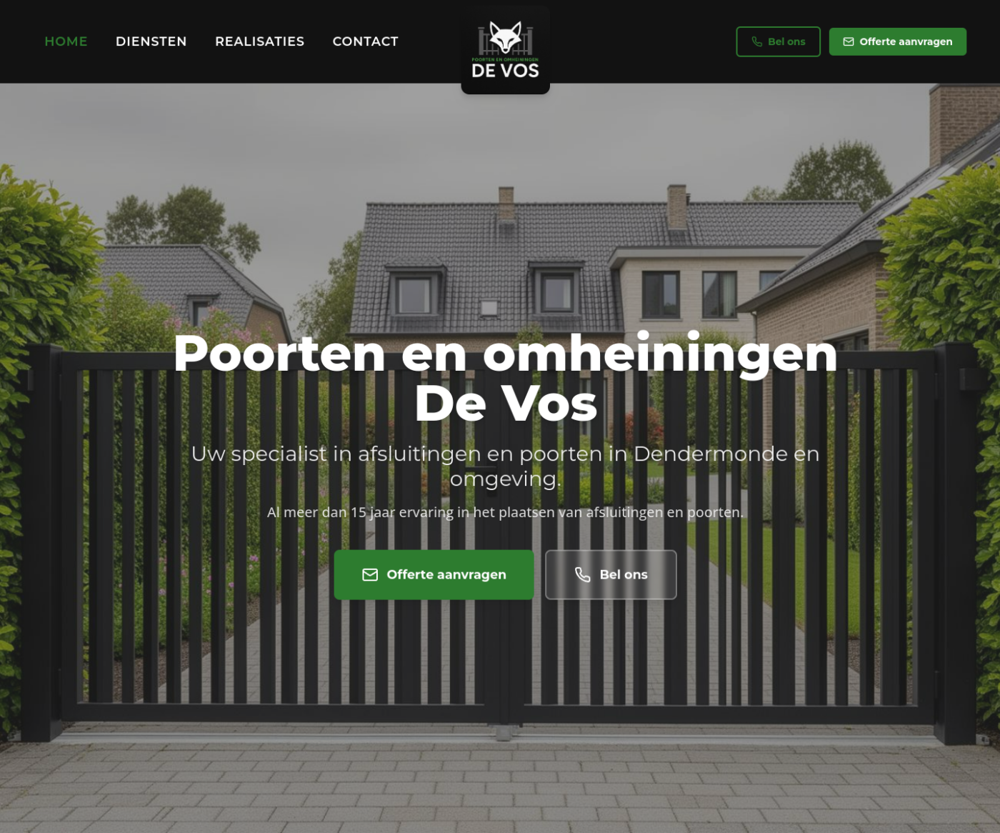 Screenshot van Omheiningen De Vos