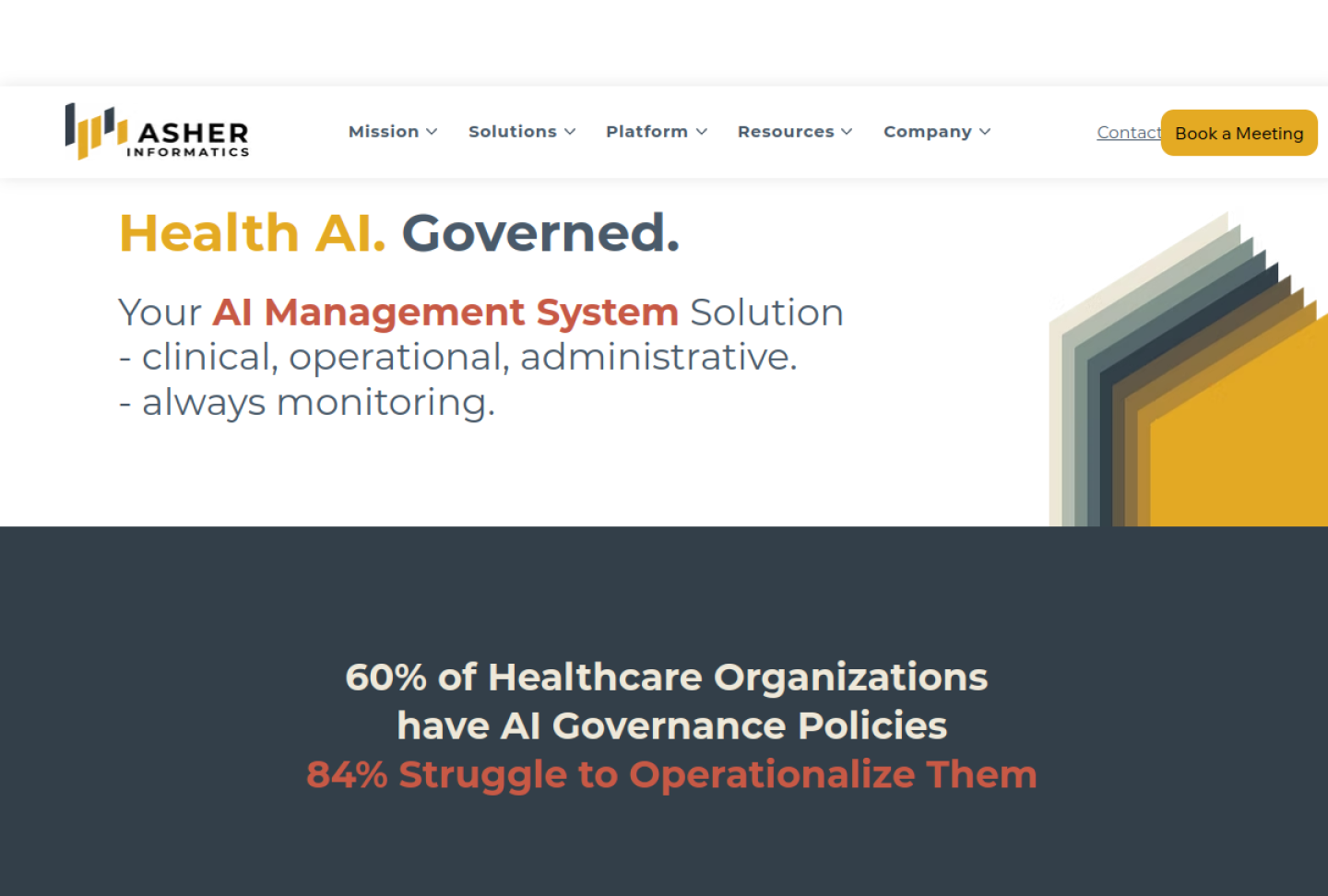 Screenshot of the official Asher Informatics product page