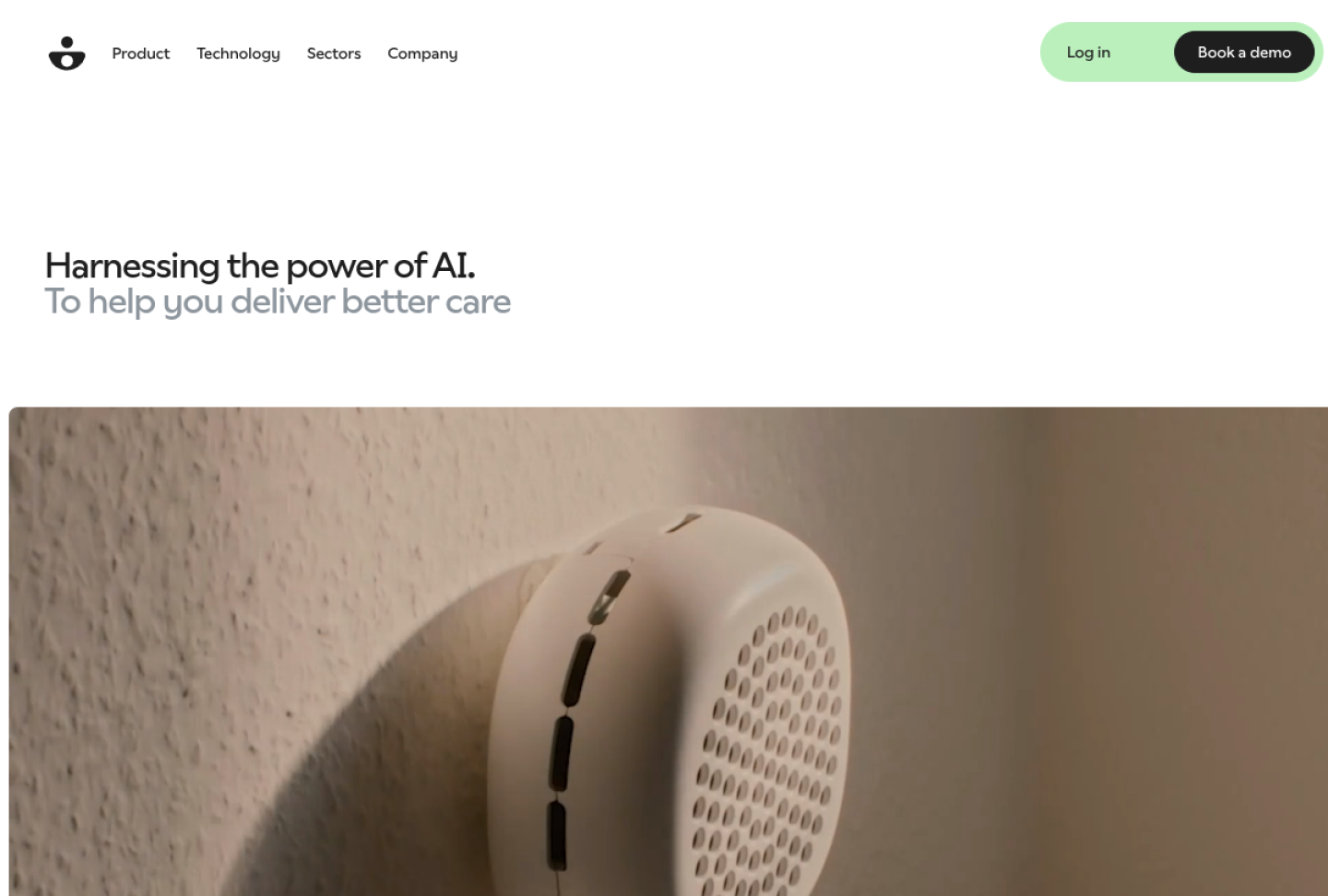 Screenshot of the official Teton AI product page