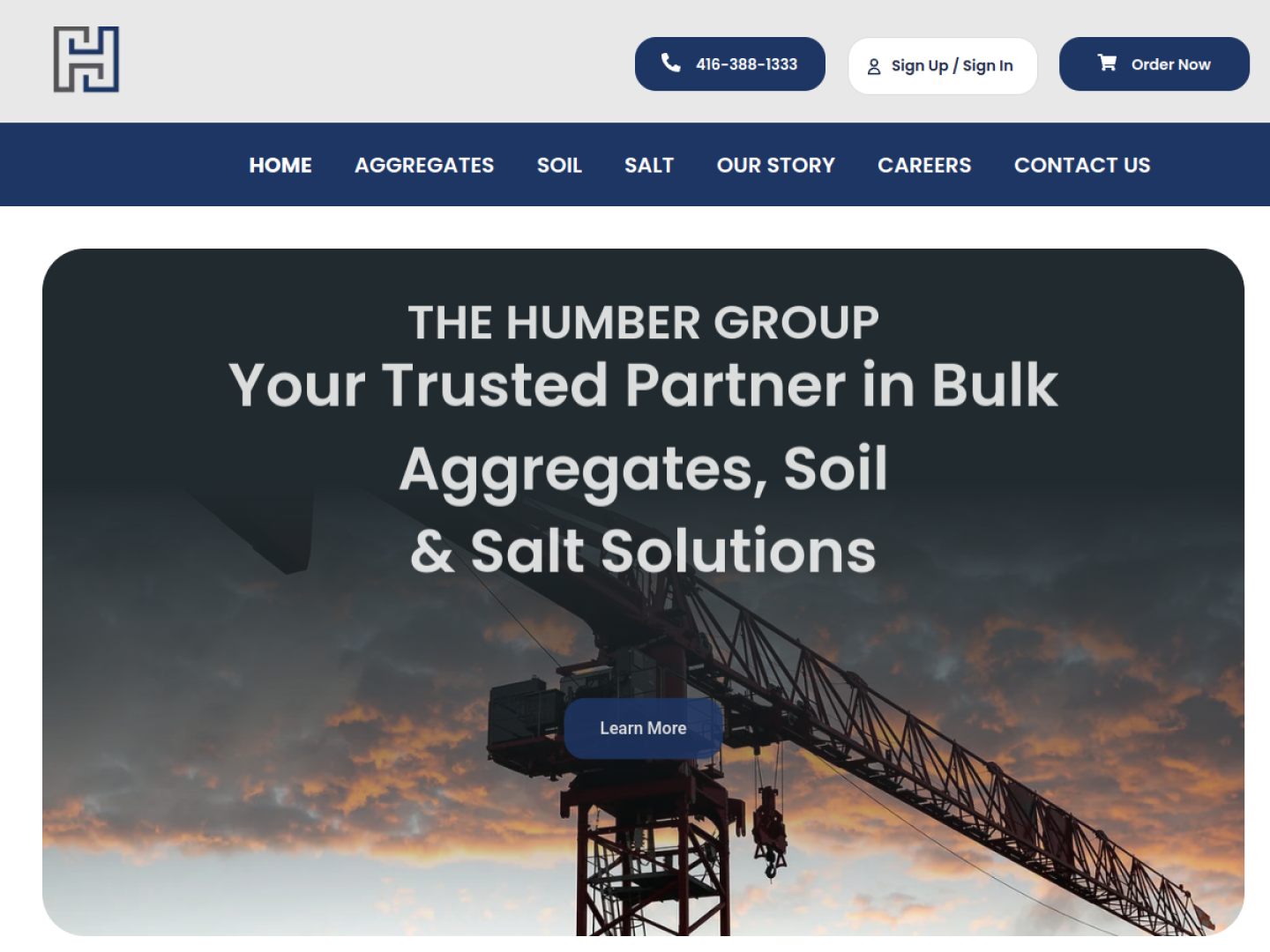 The Humber Group website