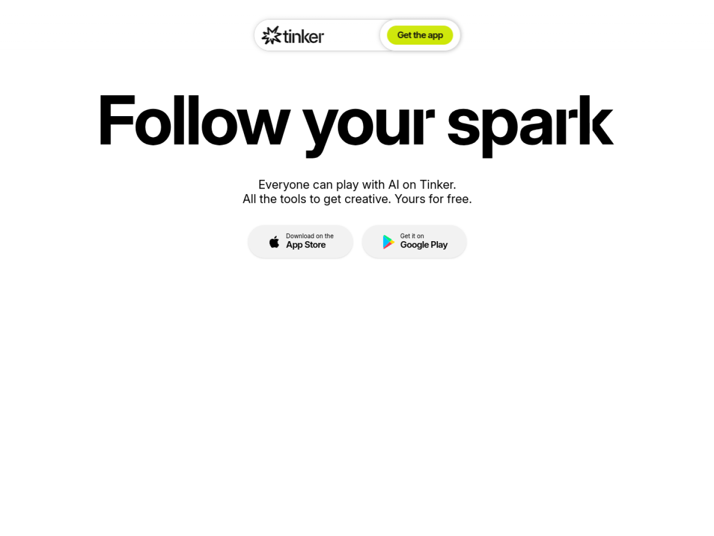 Tinker screenshot