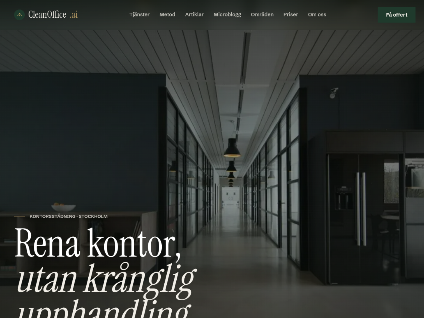 CleanOffice.ai - Referencia digital por Zenit Group