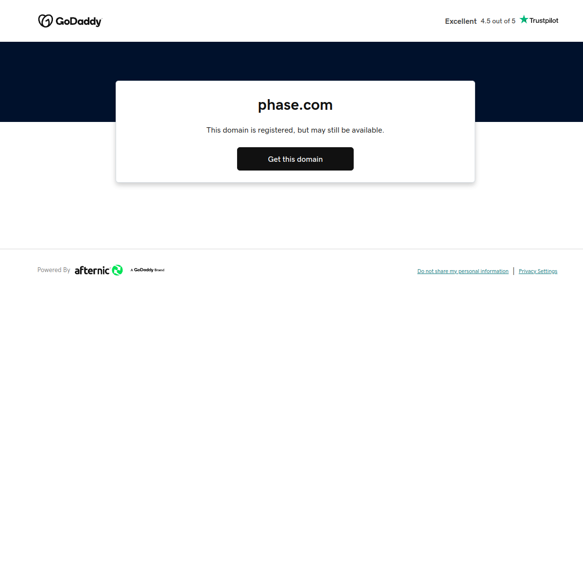 Phase screenshot