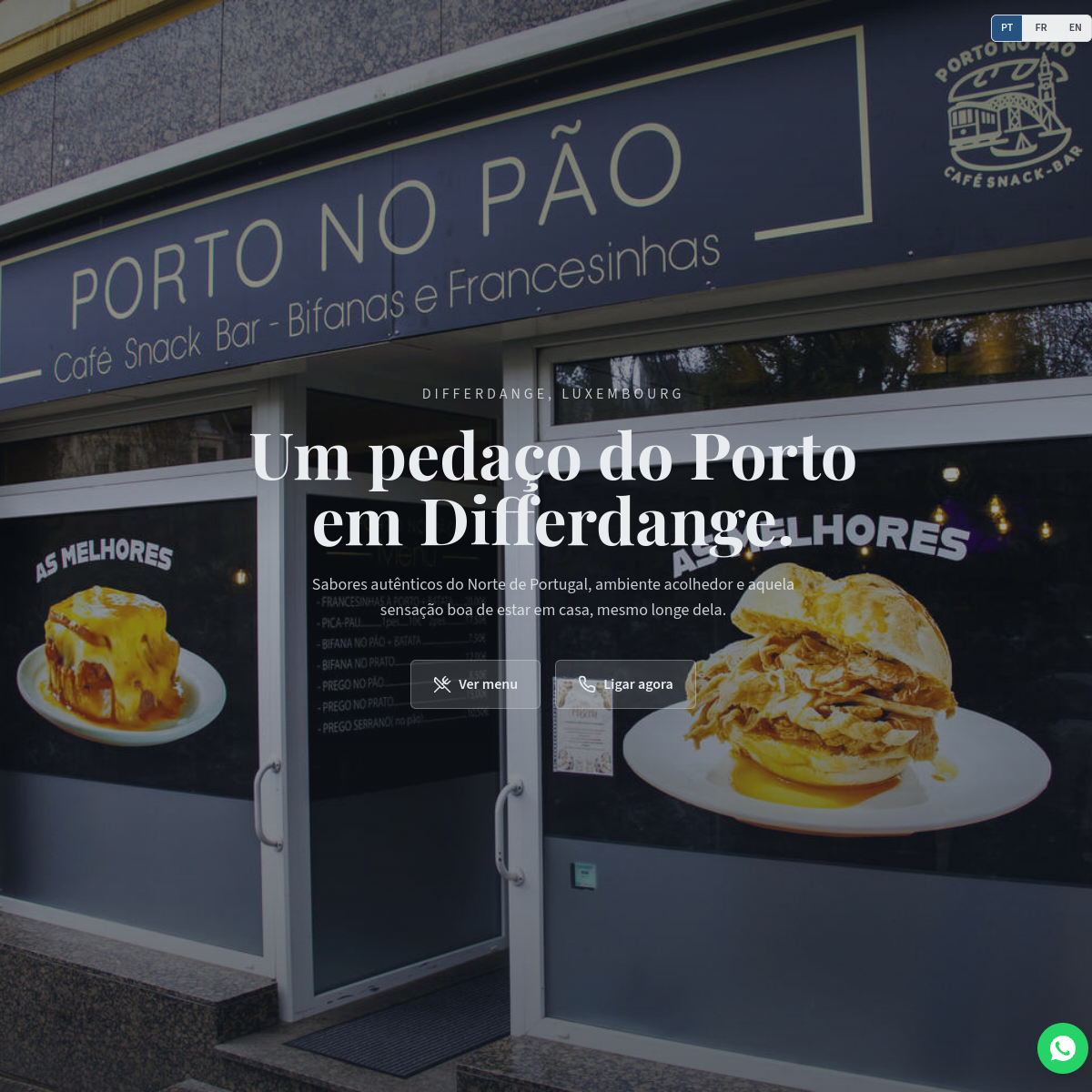Porto no Pão Luxemburgo — site criado pela TN Mídias
