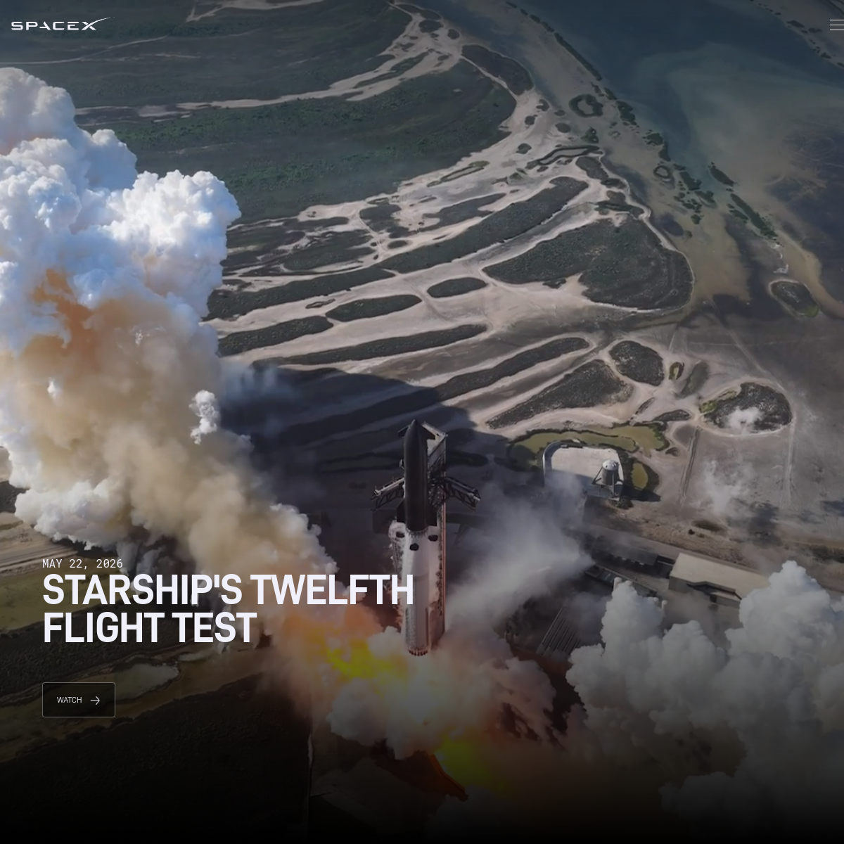 Spacex 스크린샷