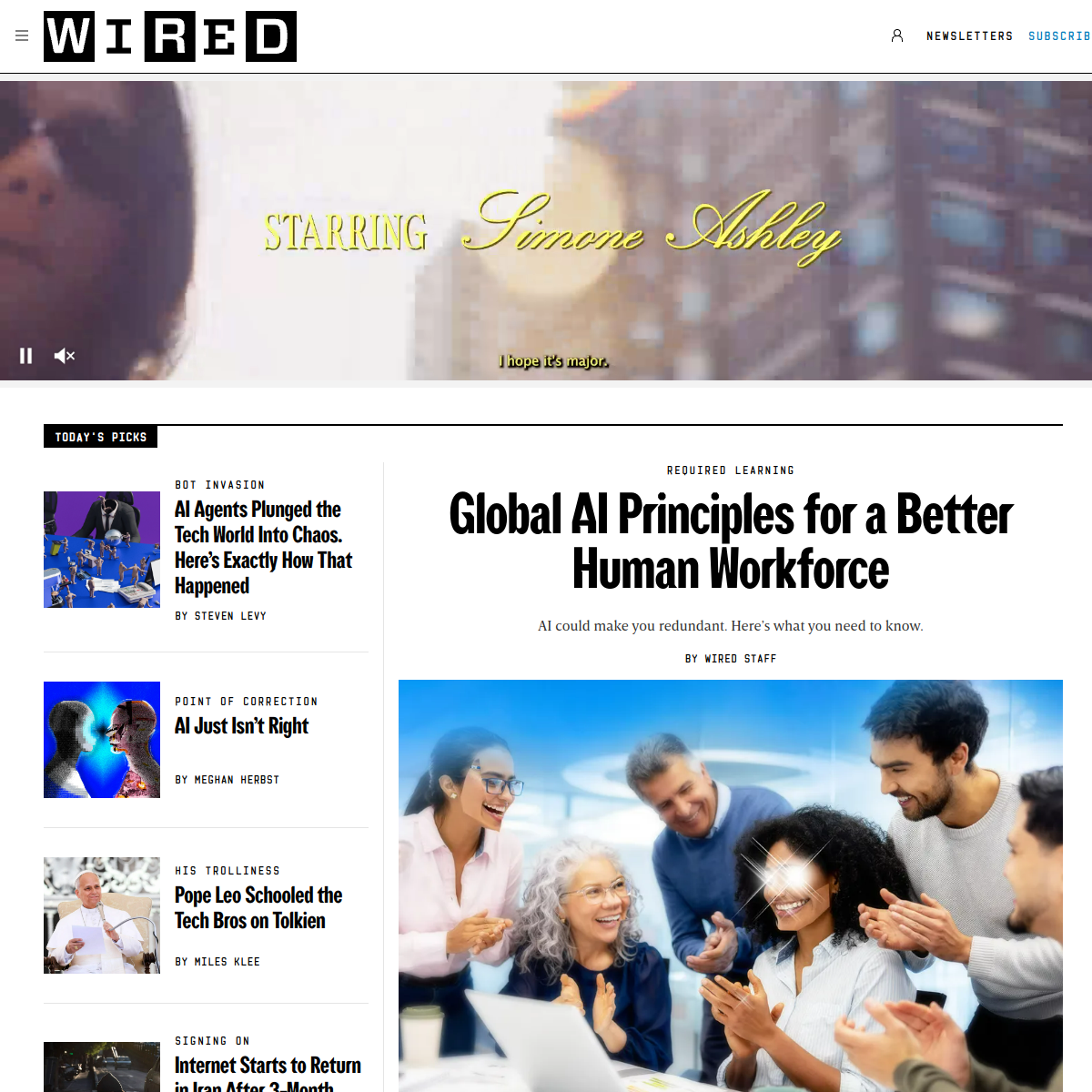 Wired screenshot