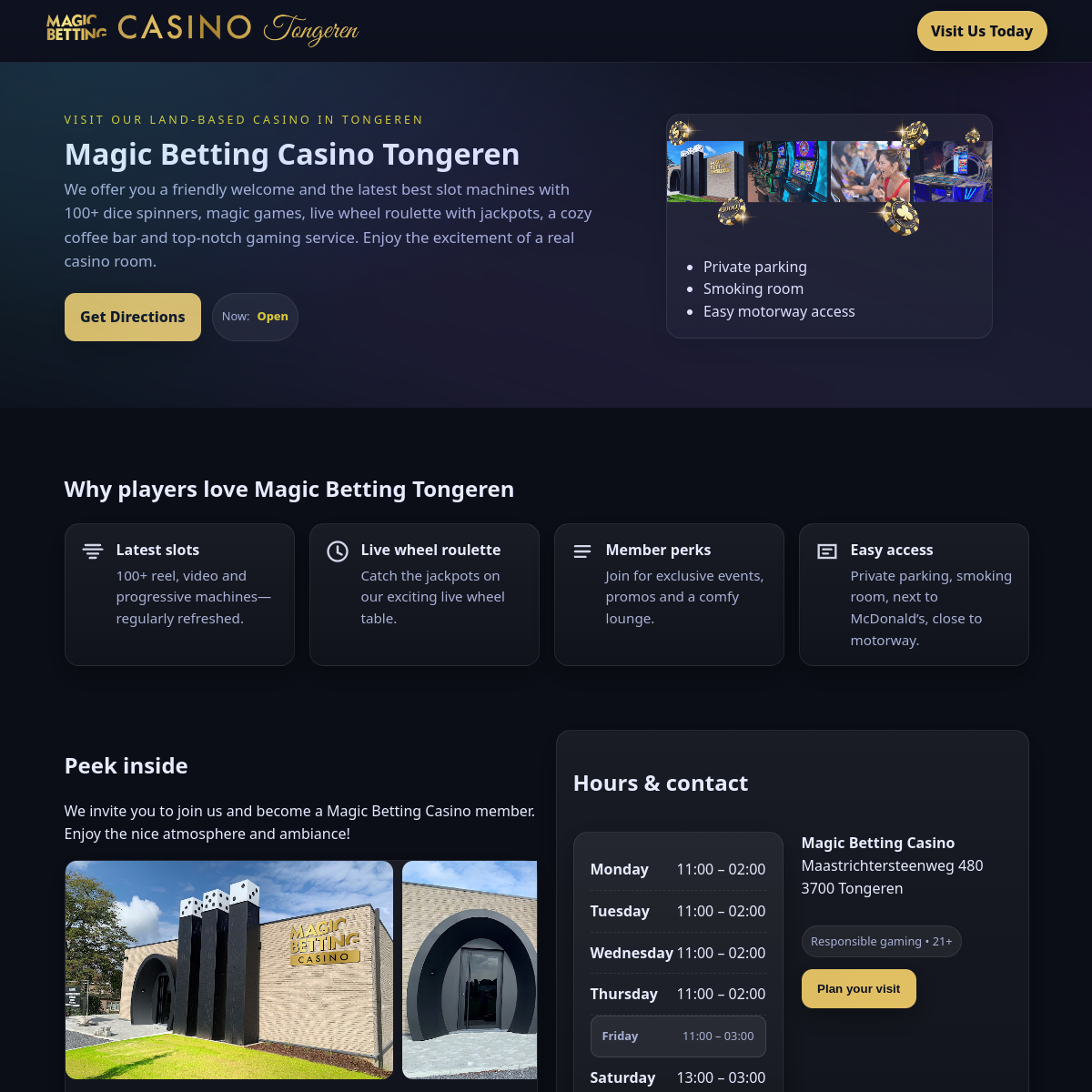 Screenshot of magicbettingcasinotongeren.be