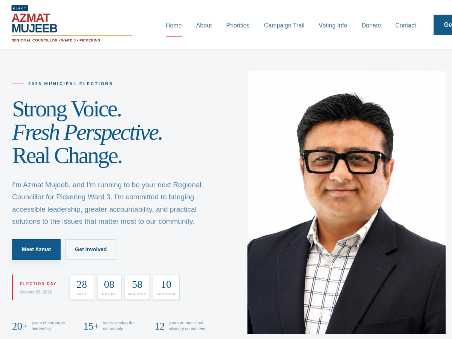 Elect Azmat campaign website