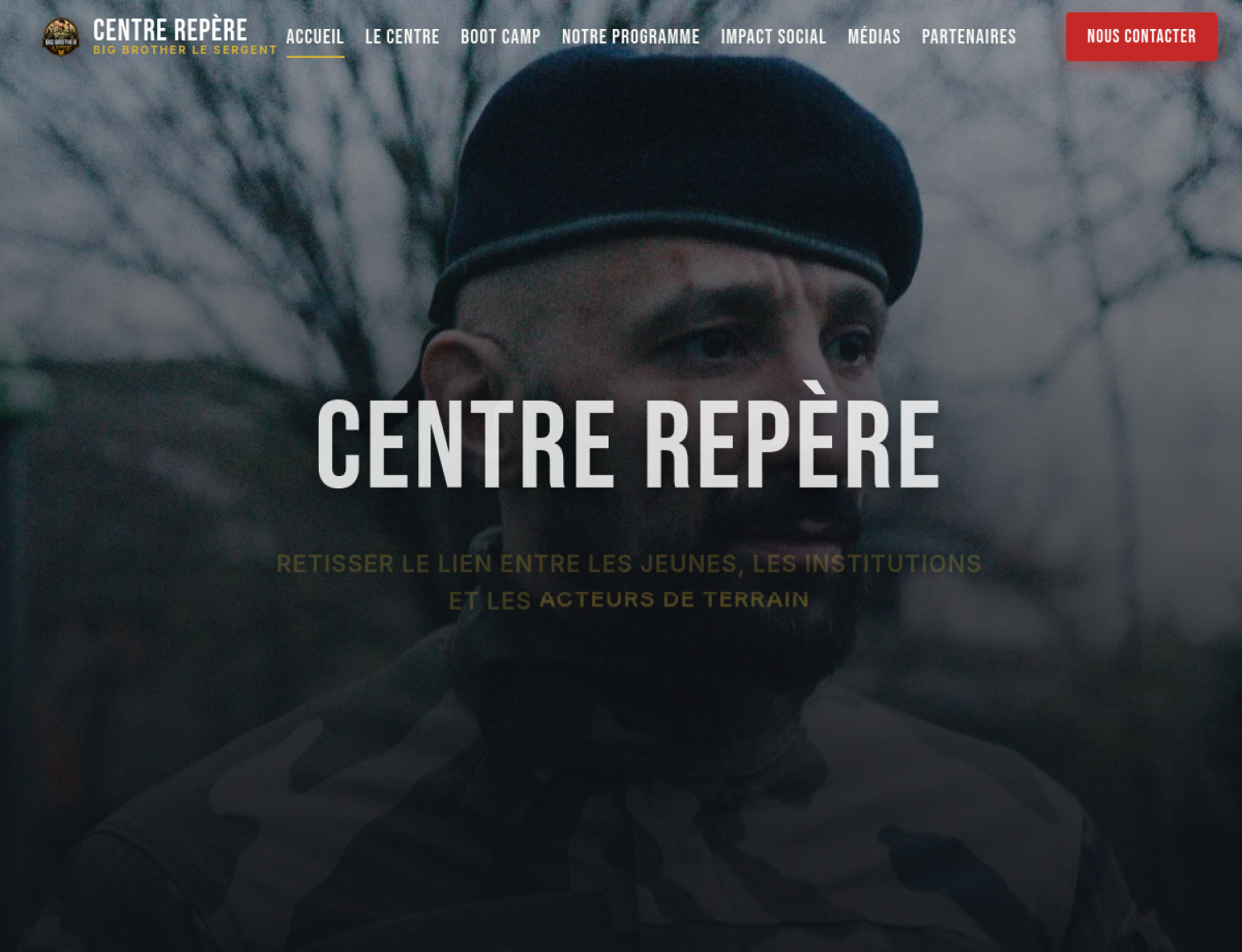 Capture réelle de Centre Repère