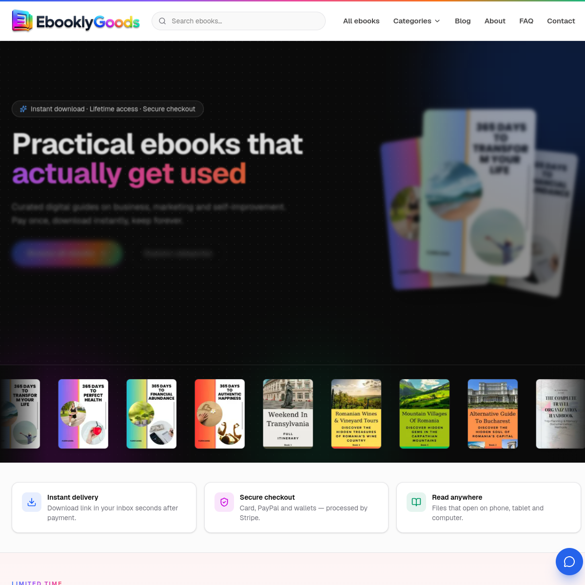 EbooklyGoods — Magazin Digital de Ebook-uri