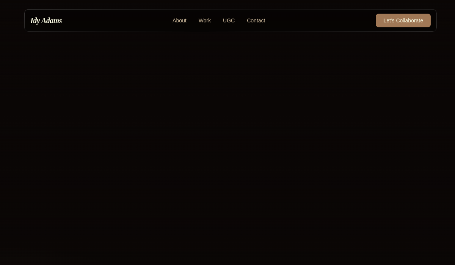 IDY Adams website screenshot