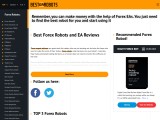 Best forex robots review site