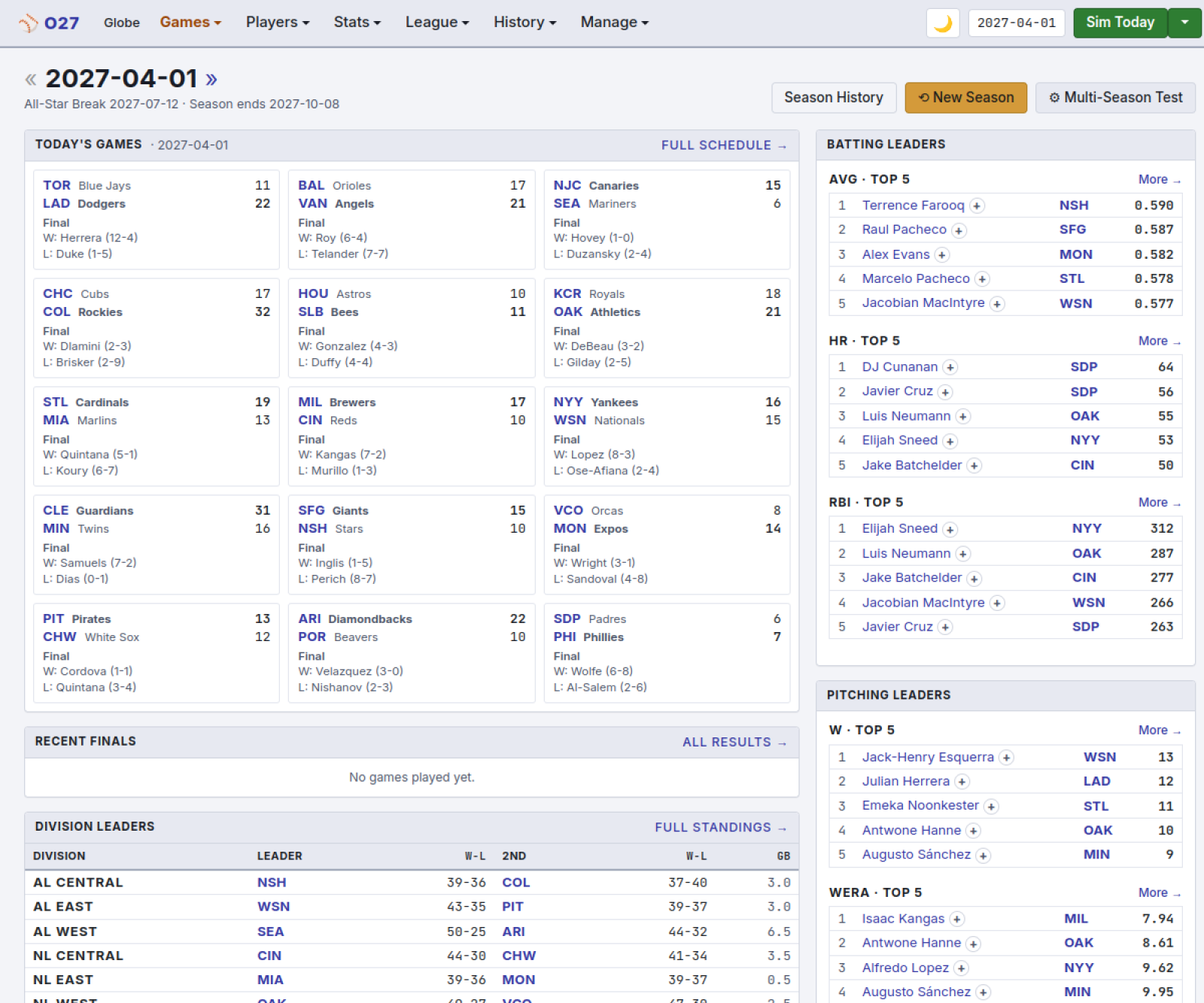 Screenshot of hybrid-baseball.fly.dev