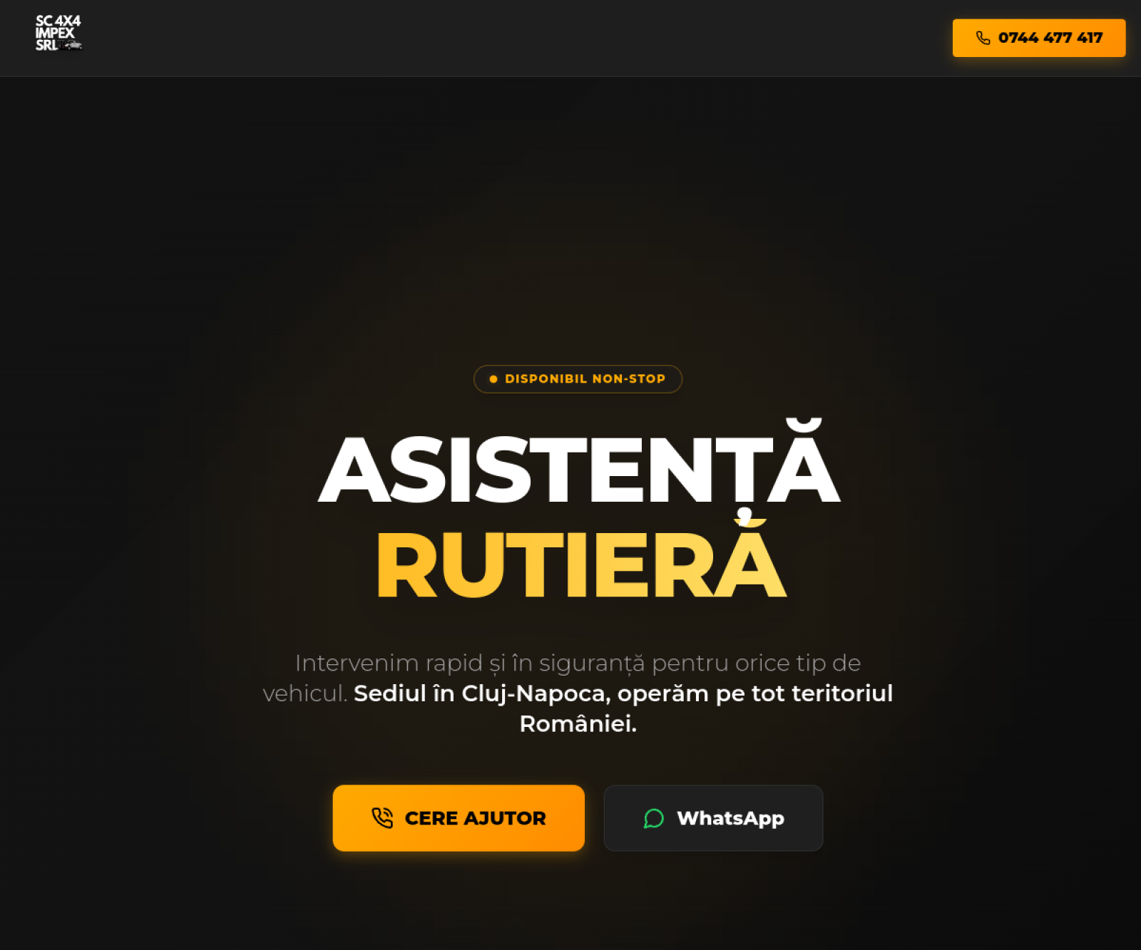 SC 4x4 Impex — Premium 4×4 Auto Services website by Hassuru