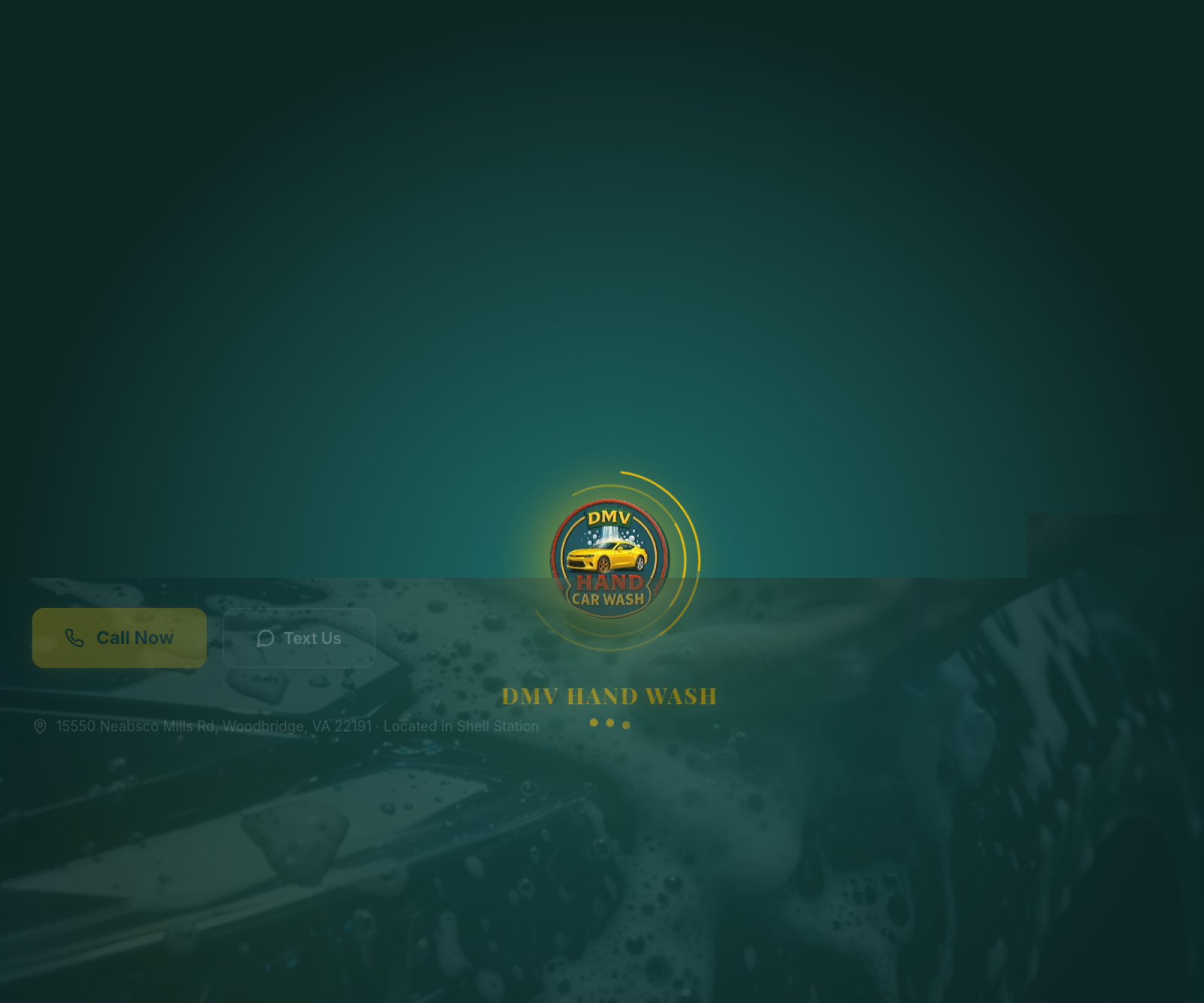 DMV Hand Wash website