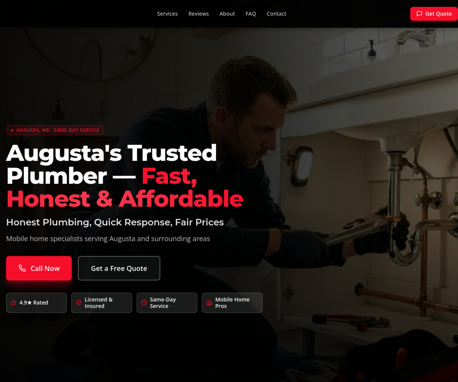 Garand Plumbers website