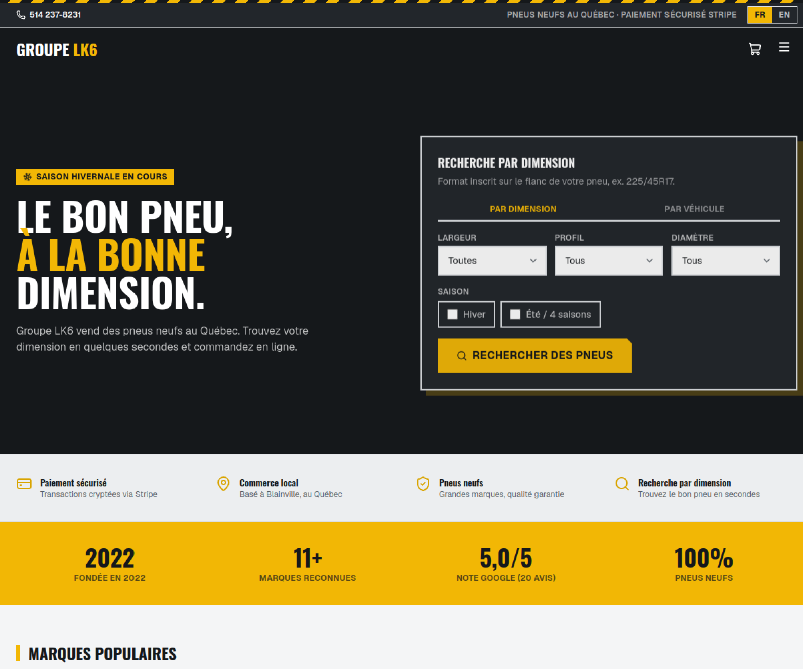 Aperçu du site groupelk6.com