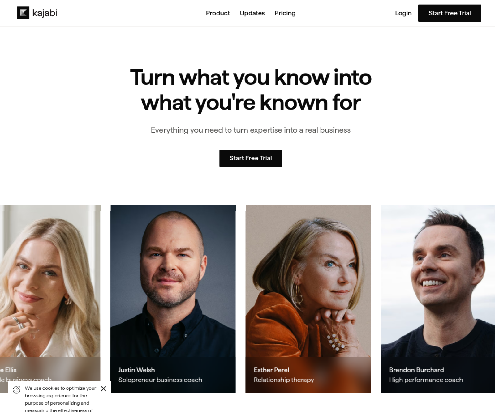 Kajabi website preview