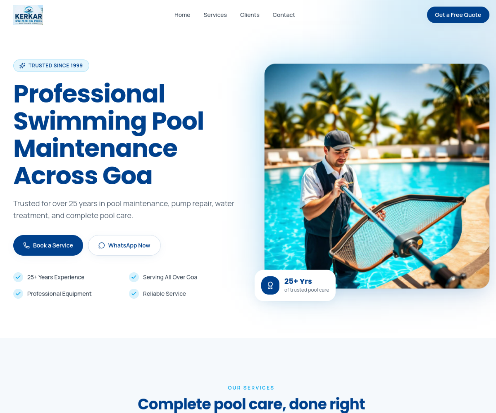 Kerkar Swimming Pool Maintenance — Local Services / Home Services