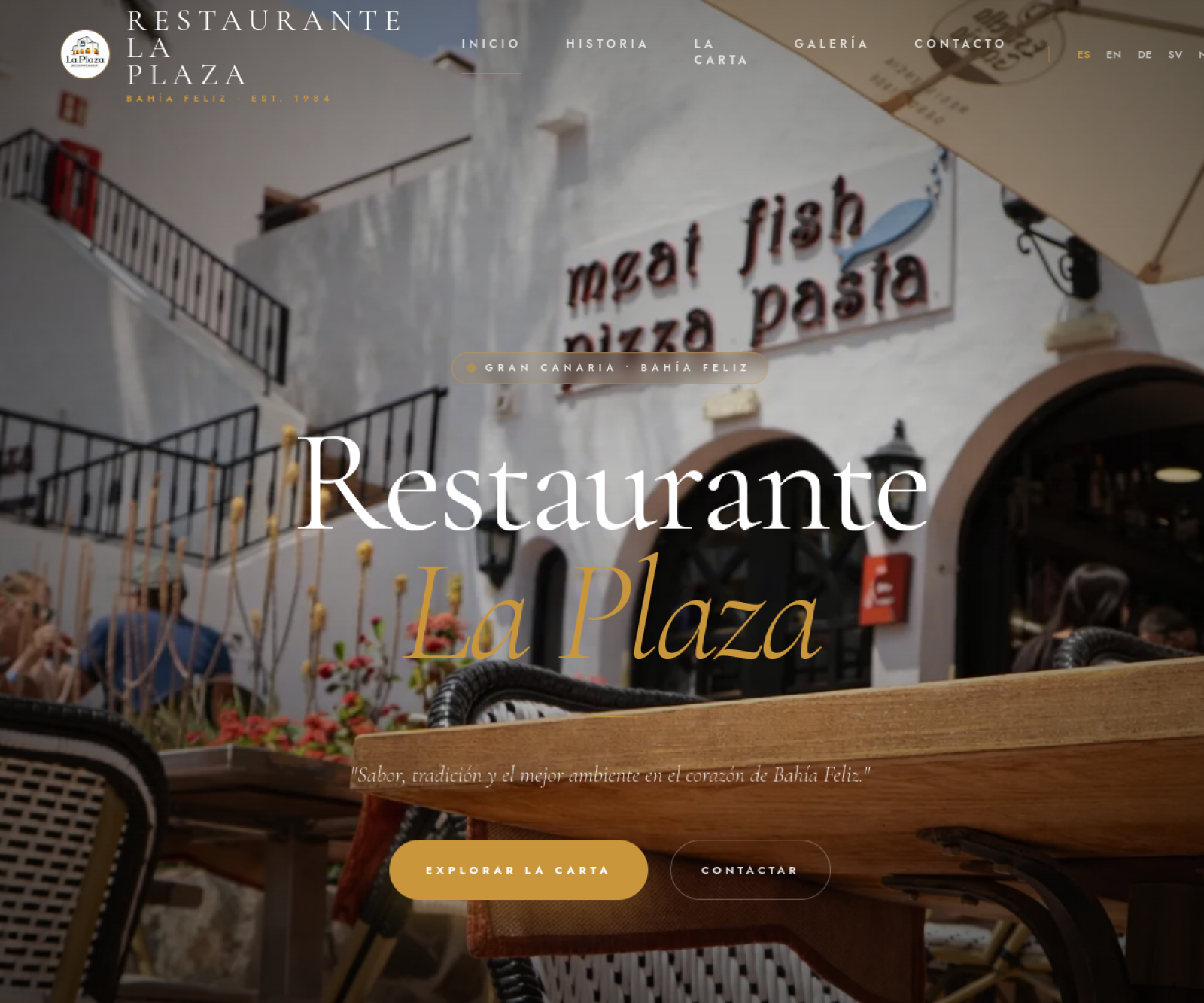 Captura de la web de La Plaza Bahía Feliz