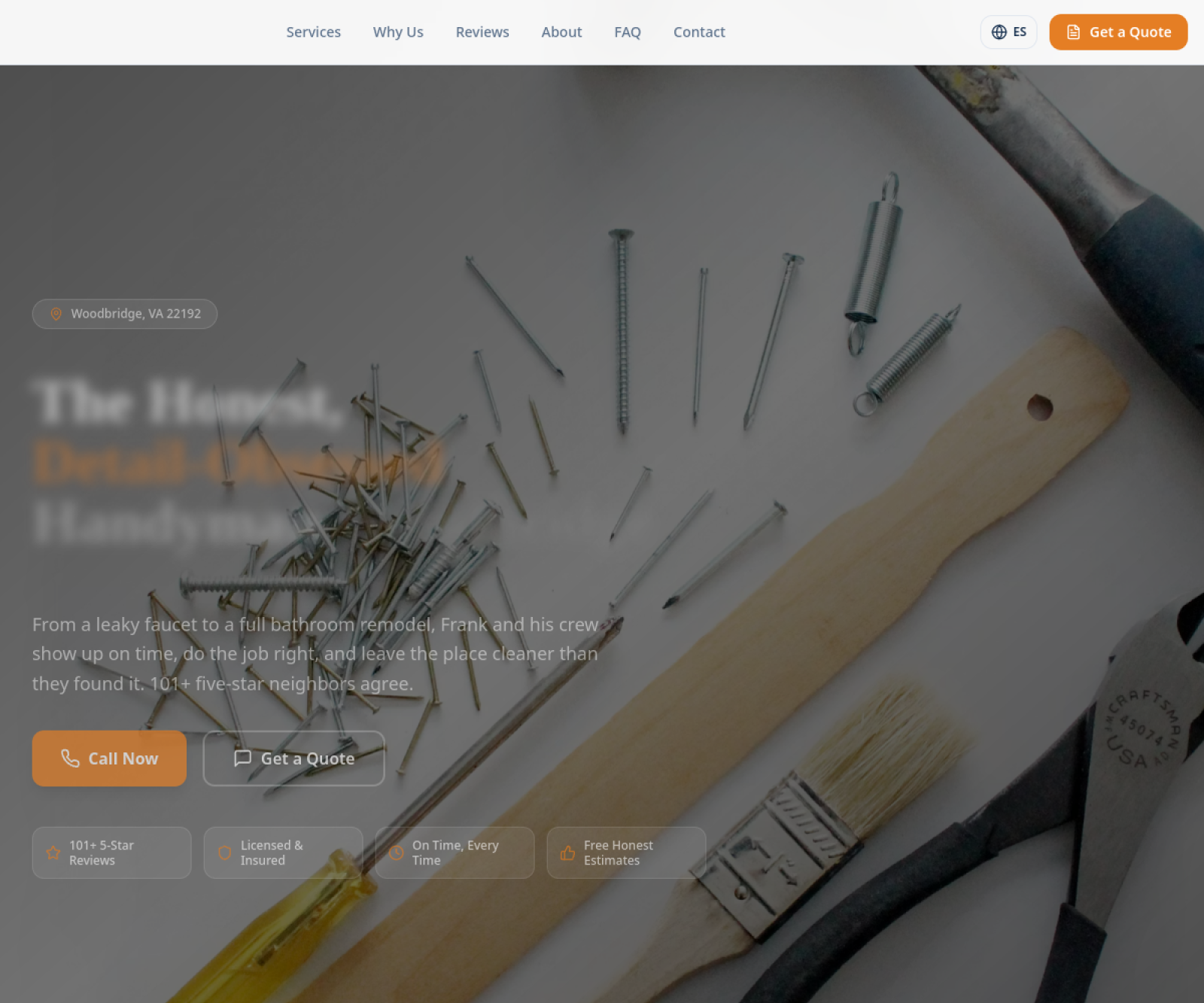 Panchito Handyman website