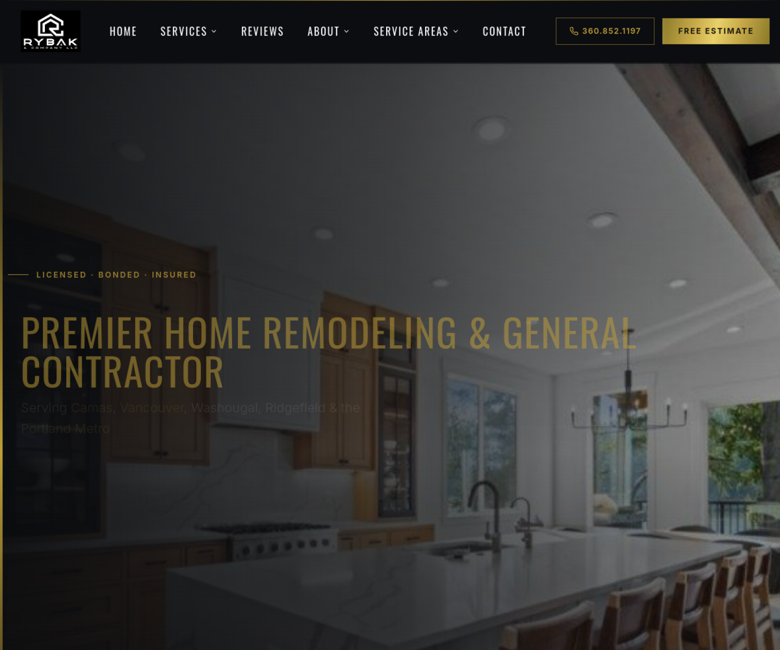 Rybak & Company website built by Contractor Optimize