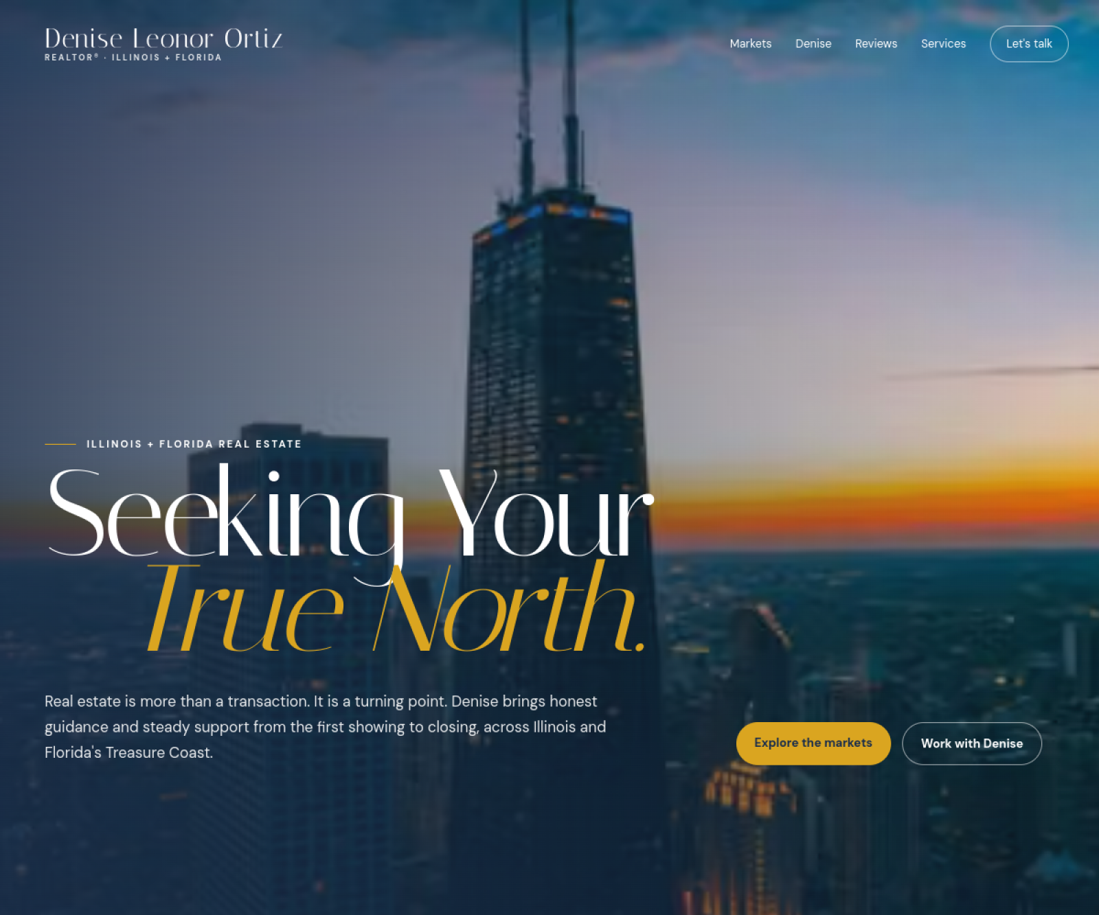 Denise Leonor Ortiz website preview