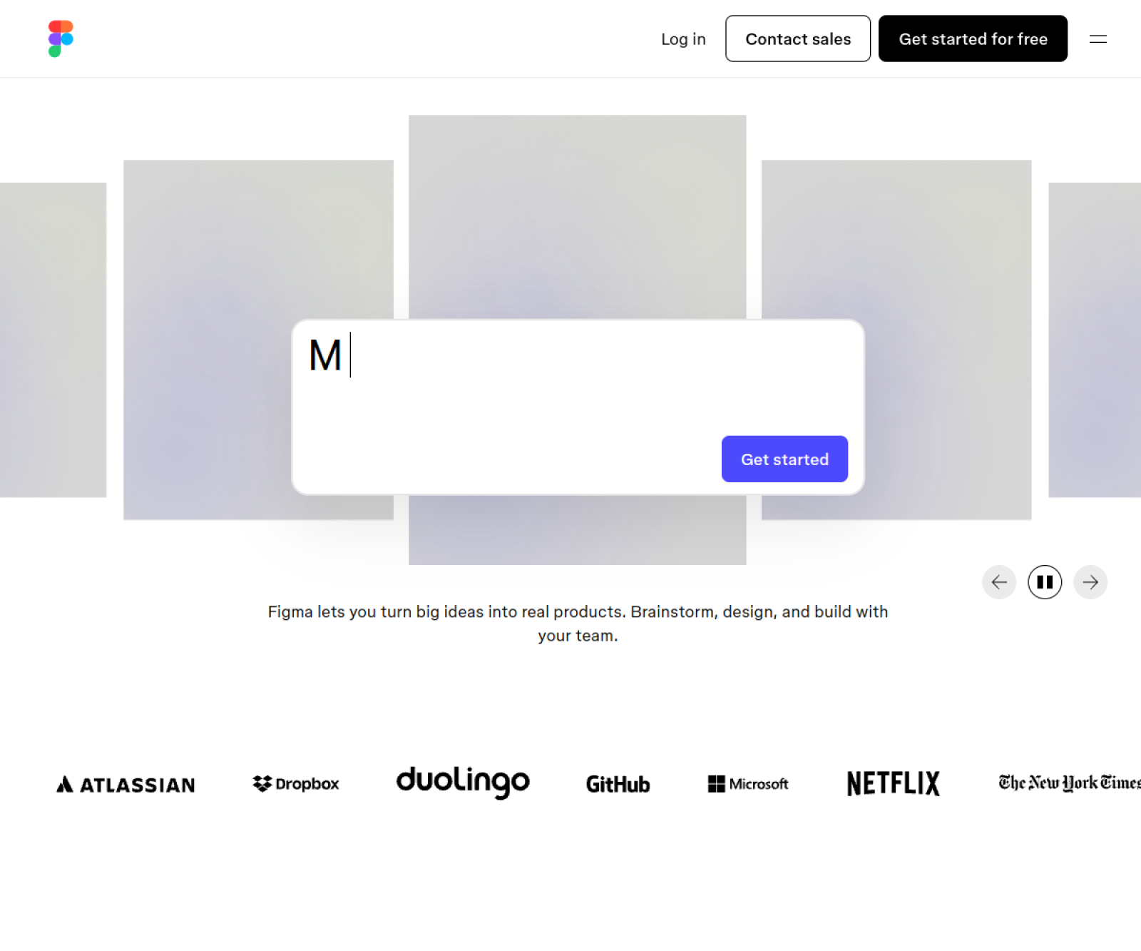Figma website preview