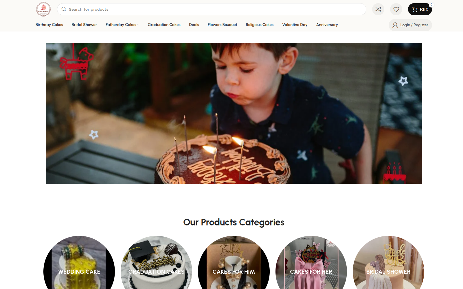 Cakes Forever store screenshot