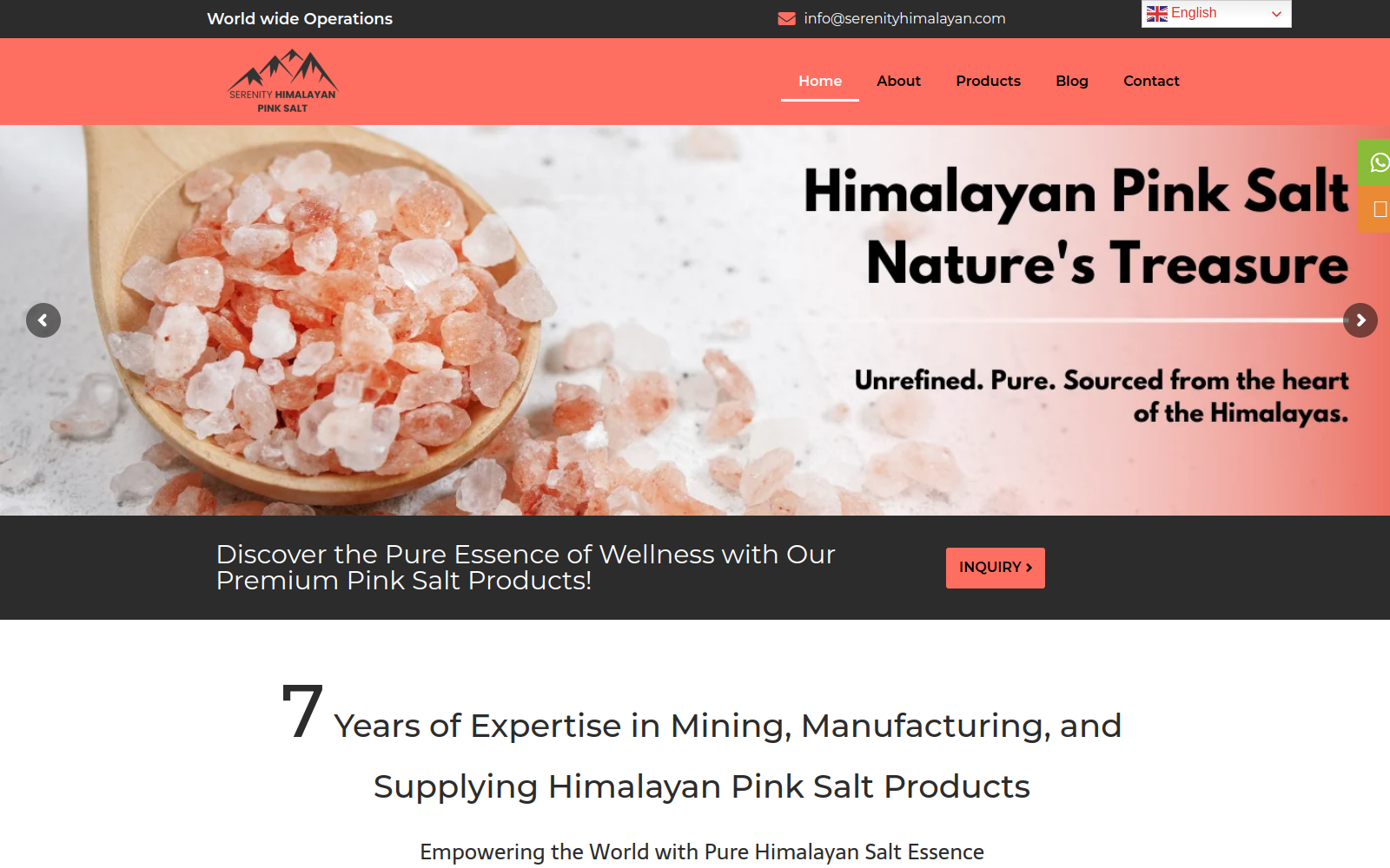 Serenity Himalayan store screenshot