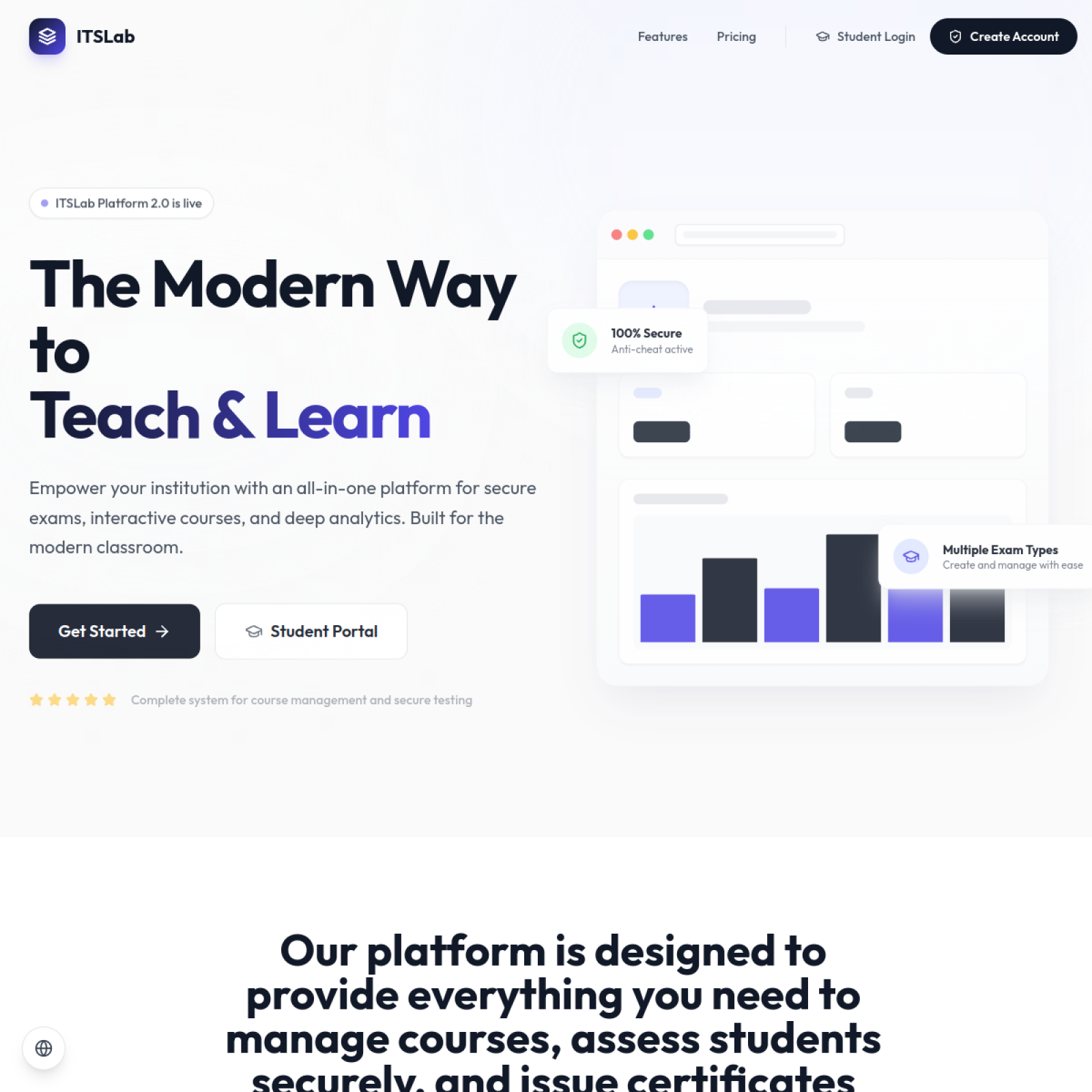 ITS Lab website preview