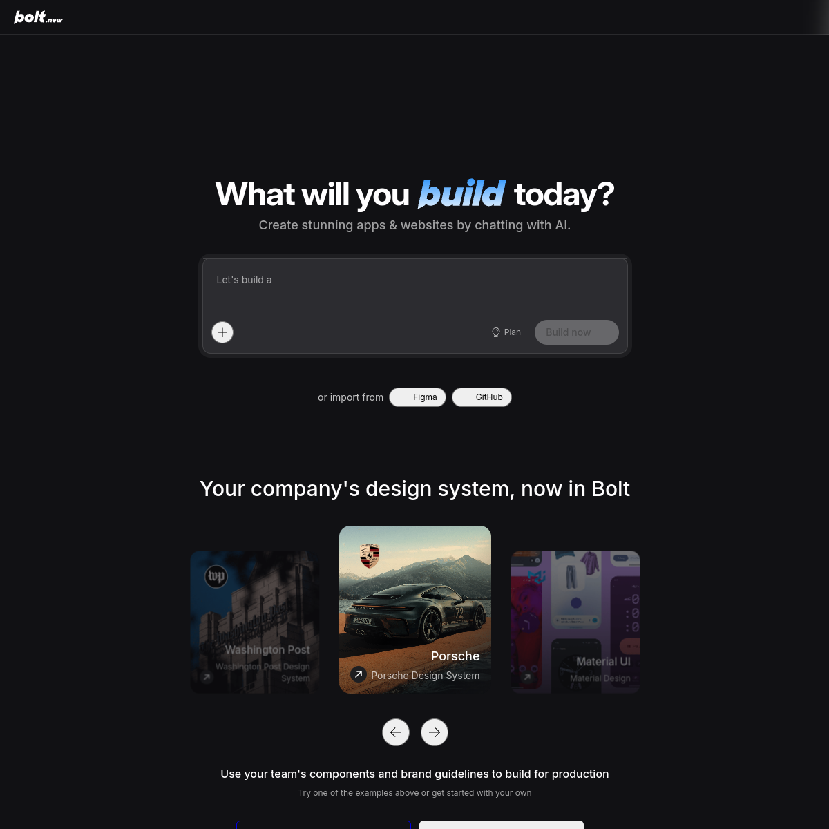 Bolt product screenshot