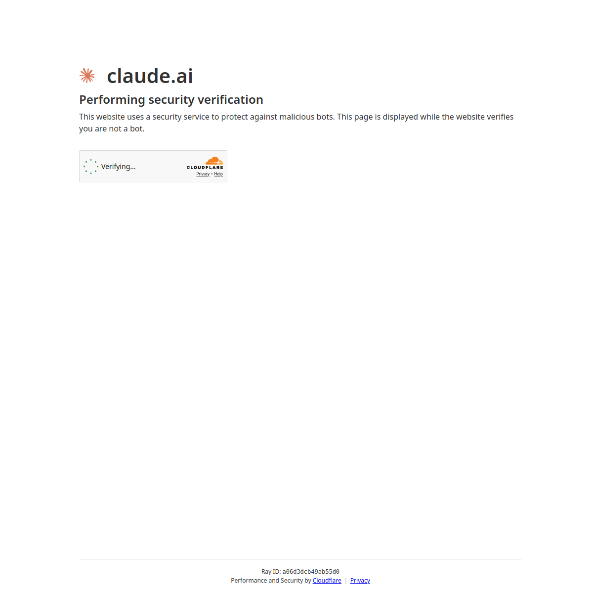 Claude product screenshot