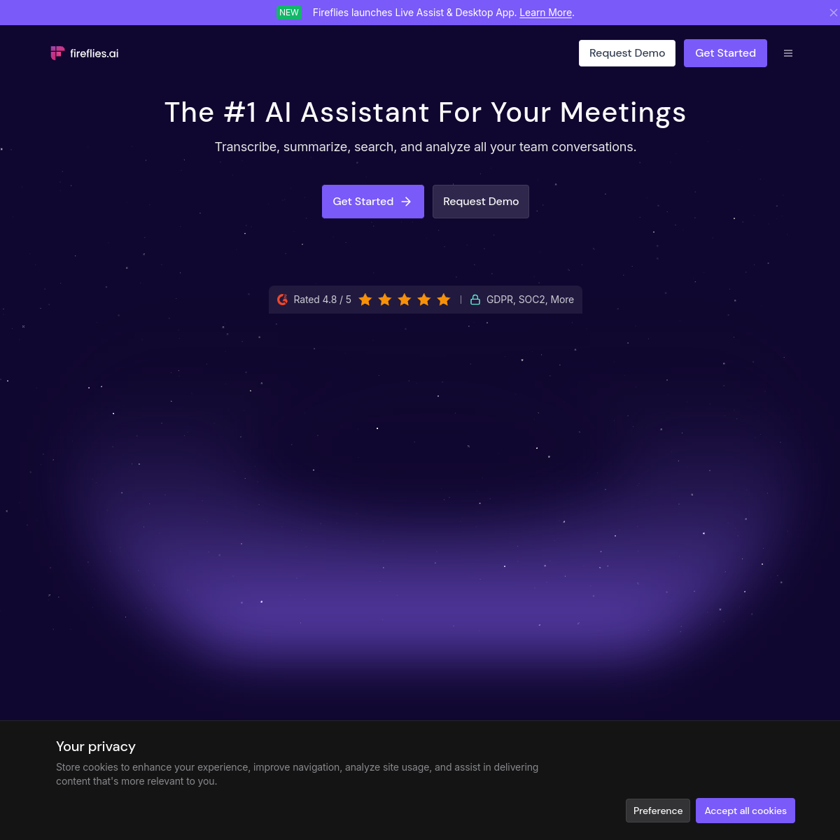 Fireflies.ai product screenshot