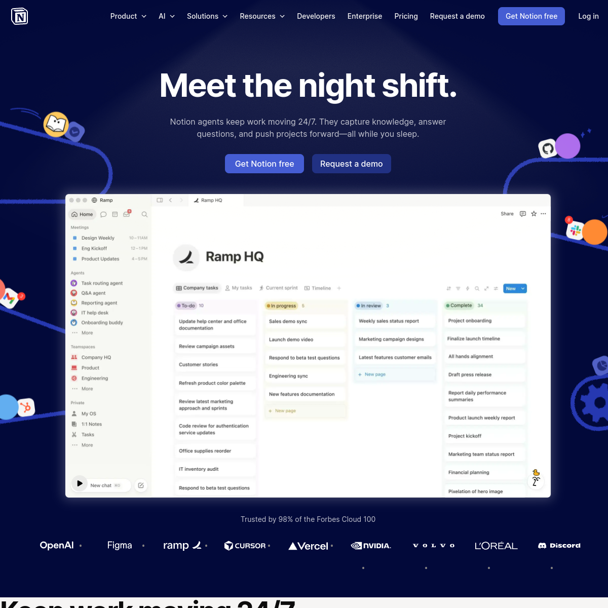 Notion AI product screenshot