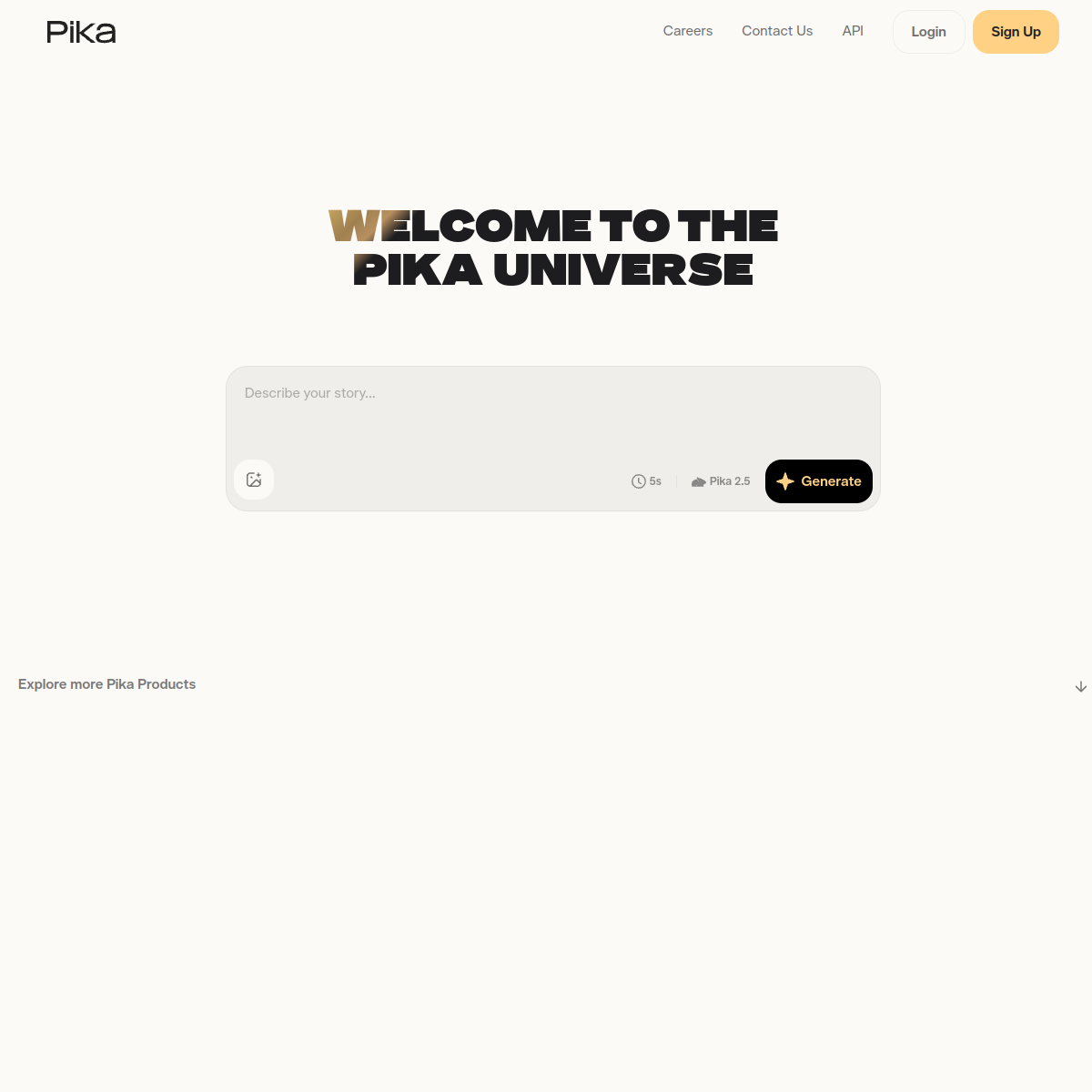 Pika 2.0 product screenshot