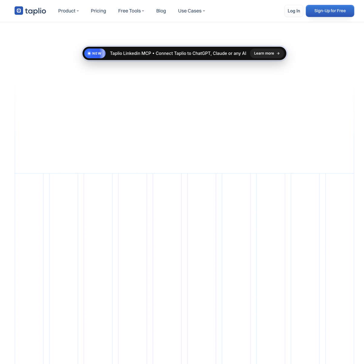 Taplio product screenshot
