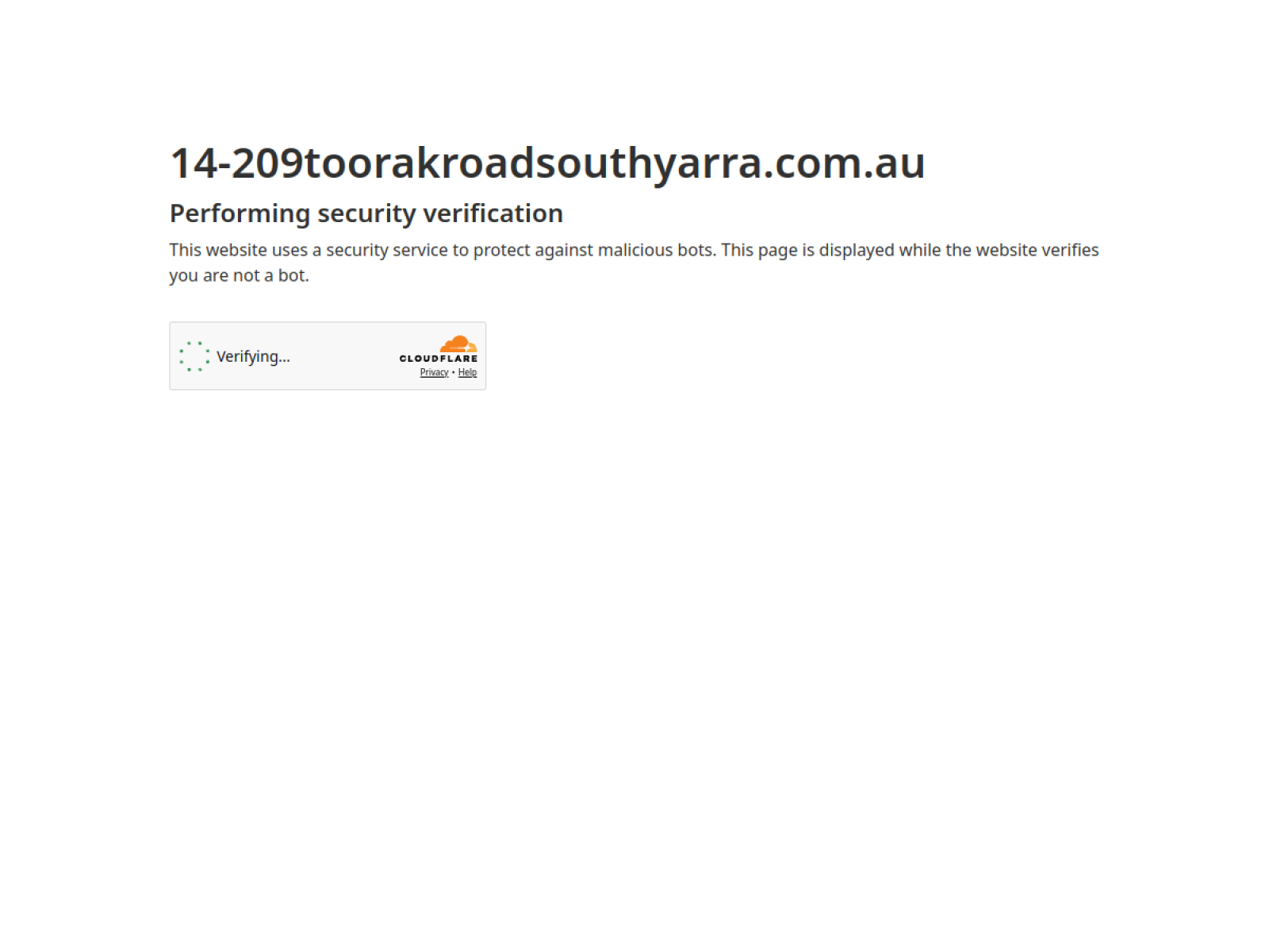14-209 Toorak Road South Yarra — live screenshot