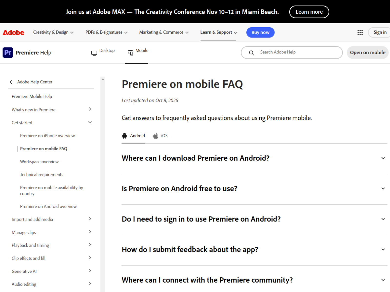 Premiere Is Free on Android—Here’s What You Can Actually Make