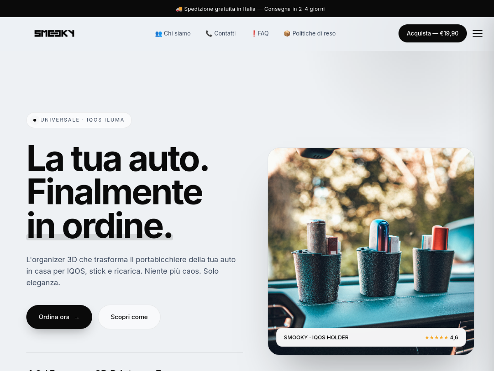 Smooky — vista desktop hero