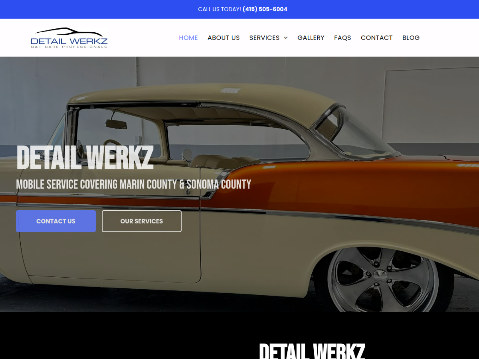 Detail Werkz website