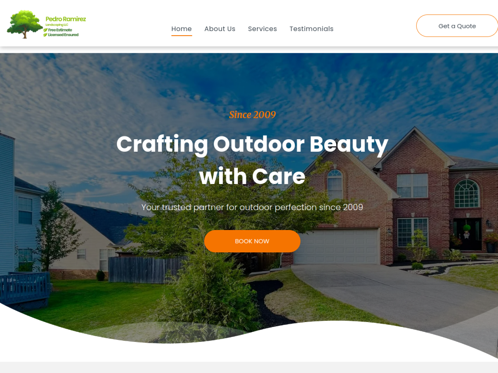 Pedro Ramirez Landscaping Llc website