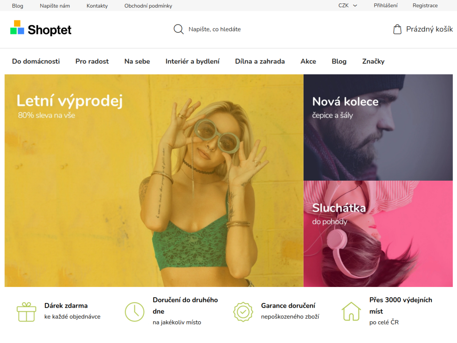 Výchozí šablona Shoptet – Disco